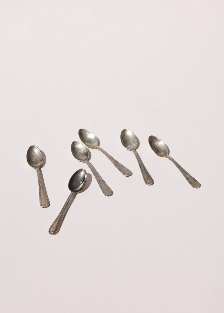 Vintage Silver Teaspoons Set of 6 by Vintage | Eleven