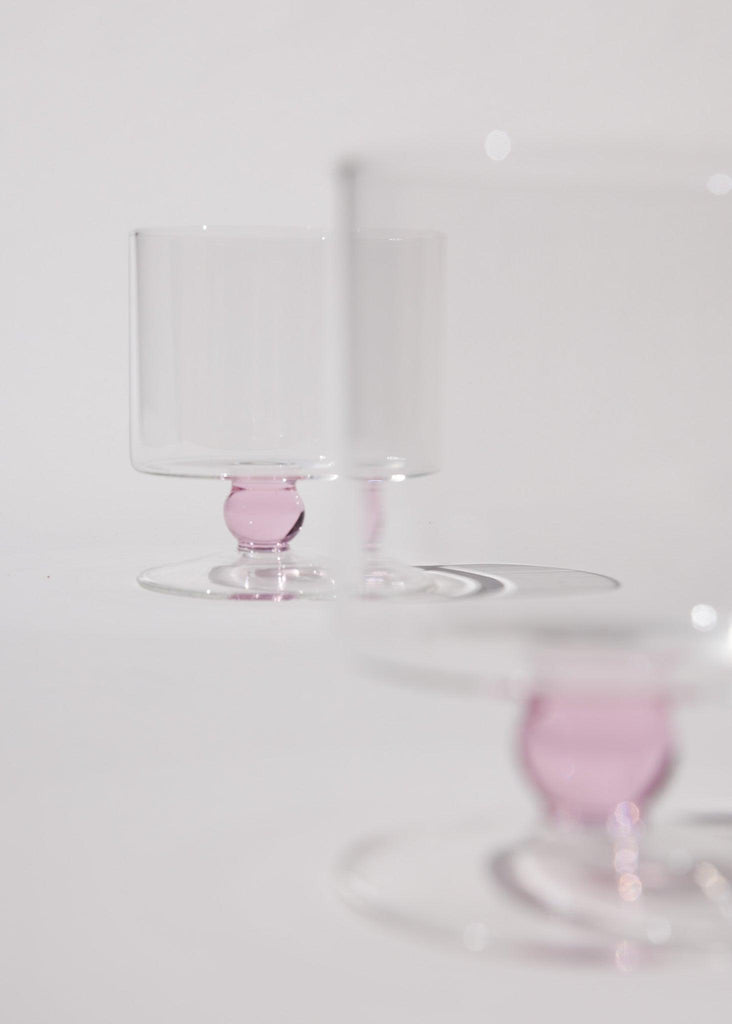 Valentina Short Wide Glass Set of 2 by Kornelia | Eleven